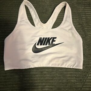 Nike Women's Classic Racerback White Sports Bra